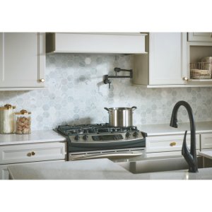 Delta Faucet Contemporary Matte Black Pot Filler Faucet Black, Pot Filler Black, Delta Pot Filler, Pot Filler Faucet Wall Mount, Potfiller, Brass Construction, Matte Black 1165Lf-Bl #TOP3