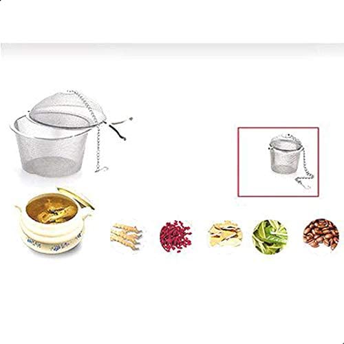 Tea ball spice strainer mesh infuser filter stainless steel herbal