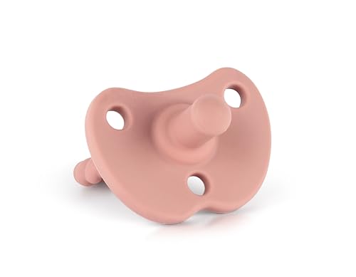 Image of Sweetie Silicone Pacifiers for Newborn Pacifier Soother Baby Pacifier Soft Silicone Certified BPA Free Set of 2 (Pink)
