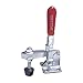 HHIP 3900-0330 Vertical Flanged Base U-Bar Toggle Clamp - 110 lb. Holding Pressure