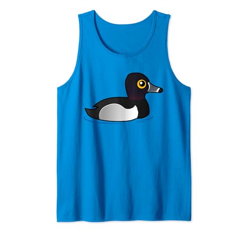 Cute Cartoon Ring-necked Duck Birdorable Waterfowl Bird Tank Top