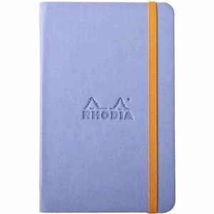 Rhodia 5 x Notizbuch Rhodiarama A6 96 Blatt blanko iris
