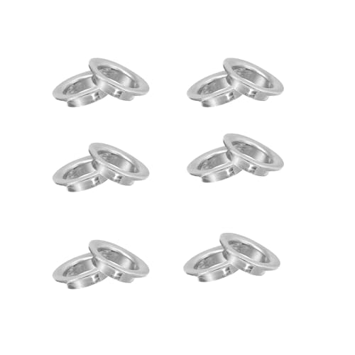 TUOREN 15Pcs Flute Pad Cup Sleeves Metal Flute Open Hole Key Pad Mounting Holder Buckle Repair Accessories - Thumbnail 2