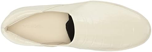 Vince Womens Warren Slip On Sneaker Marble Cream Crocco Leather 5.5 M | Image 4
