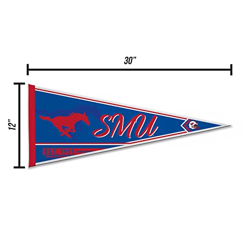 Rico Industries NCAA Southern Methodist Mustangs Classic 12" x 30" Felt Wall Décor Pennant - Great for Home/Bed Room/Man Cave Décor by Rico Industries - Image 5