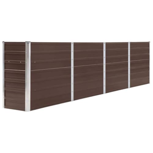 vidaXL Raised Garden Bed | Durable Galvanized Steel | 126