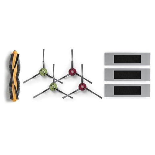 Image of Replacement Vacuum Cleaner Accessories Kit Compatible with Ecovacs Deebot N10, OZMO T8, T9 PRO, T9 AIVI | Replacement Part | Clean Floor with Clean Thought (EDN10 DISKIT)
