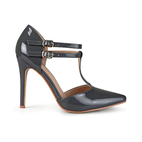 Stiletto Pump Heels with T-Strap in Wide by Journee Collection2