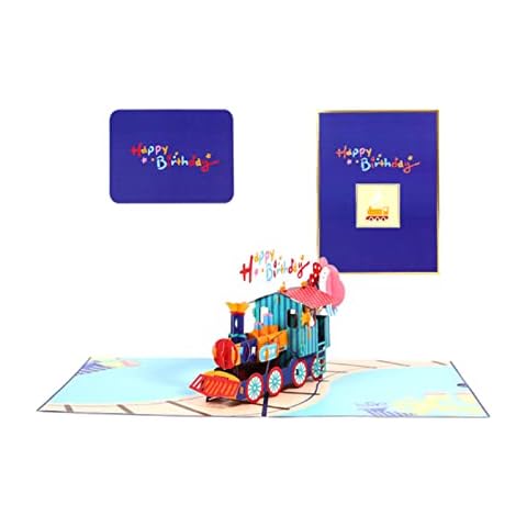 Thank You Card Collapsible Holiday Card Pop Up Birthday Card for Boy and Girls Cover