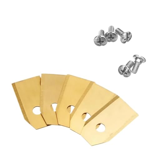 PWKSYTBJ 30pcs Lawn Mower Cutting Blades Screw Kit for Husqvarna Automower Gardena Silver