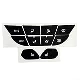 Calcomanías adhesivas para Chevrolet para botones Cruze AC, restauran el interior de tu coche fácilmente