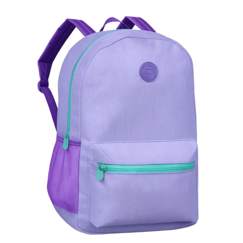 Mochila Feminina Escolar Bolsa Juvenil Infantil Menina Reforçada Escola Faculdade (Lilás)