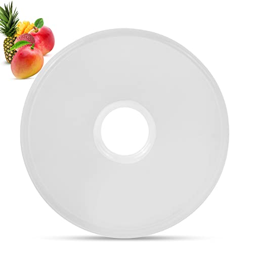 Plateau à rouler en cuir de fruits/fruits rond pour machine électrique de déshydrateur de nourriture (31 cm/12.2in) feuille de tapis réutilisable à vapeur...