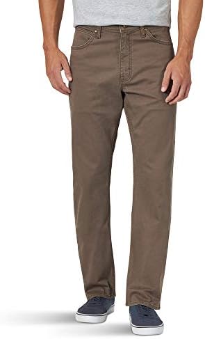 Wrangler Authentics mens Straight Fit Twill Pant , Major Brown , 34W x 30L