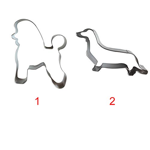 Stampo per biscotti a forma di cane di barboncino