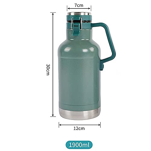 ZYING Botella aislada de vacío Mantenga líquido Caliente/frío Boca de Ancho TERMOS Montañamiento al Aire Libre Acero… - Imagen 3