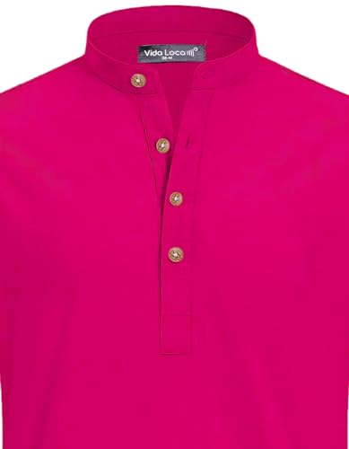 Image of Univibe Men Solid Cotton Blend Straight Kurta Shirt