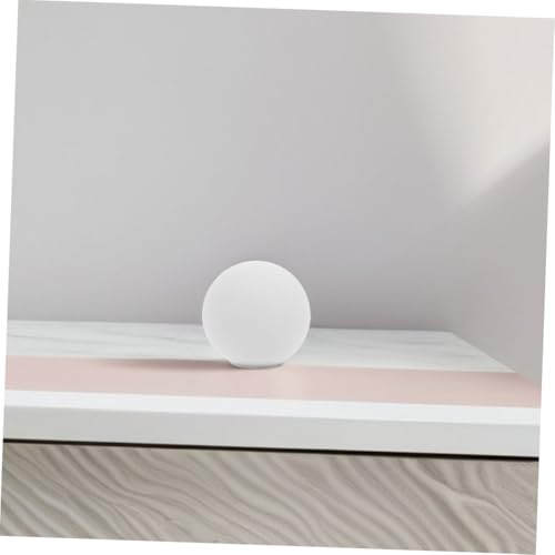 Healifty 2pcs Frosted Glass Globe Lamp Shades 60mm Round Ball Light Bulb Covers G9 Threaded Pendant Lampshade Replacement for Ceiling Fan and Table Lamps - Image 5