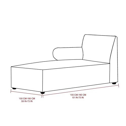 Sfyz Home Velvet Sectional Sofa Slipcover, Left/Right Thick L Shaped Couch Cover,Soft Plush Chaise Lounge Cover For Loveseat Sectional Sofa (Black,Left Chaise Lounge Cover) #TOP2