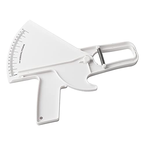 Body Fat Caliper, High Precision Skinfold Measurement Tool with Anti-Slip Grip for Accurate Body Fat Tracking, Portable Fitness Caliper for Home Gym and Weight Loss