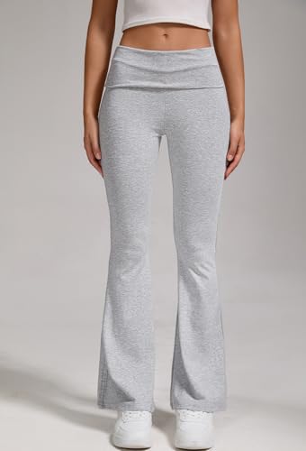 ZFLM Wide Leg Pants Women's Sports Yoga Pants High Waisted Pants Fashionable Loose Flared Pants3