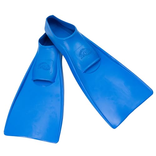 Flipper SwimSafe 1121 - pinne da nuoto per bambini e ragazzi, di colore blu, misura 26 - 28, in gomma naturale, come ausilio al nuoto