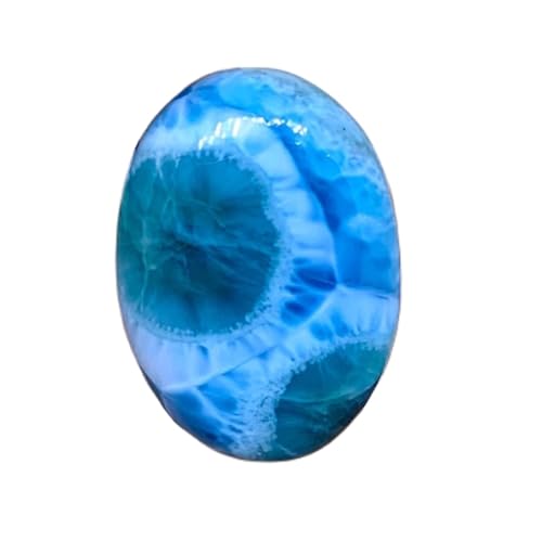 Larimar naturel ovale 27x19x6mm pour créer votre pendentif d'été