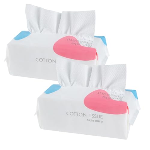 Lot de 100 serviettes jetables pour le visage - Blanches (100 pièces, 1 paquet) (200 pièces) (200 pièces)