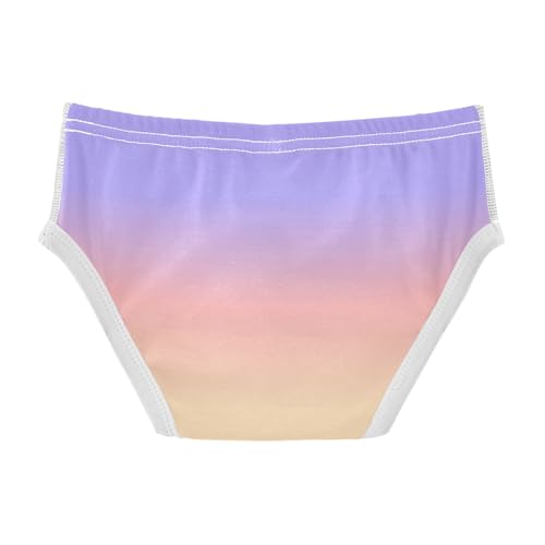 Gradient Sky Blue Little Boys Cotton Briefs Soft Breathable Comfortable Tag-Free Underwear2