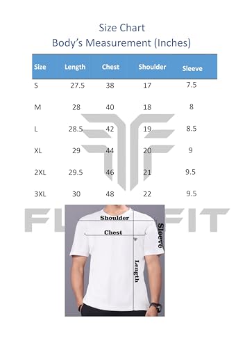Image of Flapfit Regular Fit Gym Tshirt for Man ||Sports T-Shirt for Men