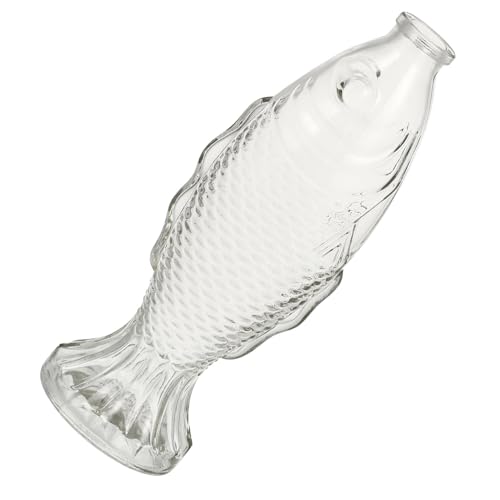 Jarrón para decoración del hogar forma de pez prevención pérdida de agua 2