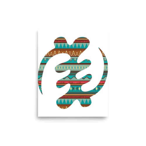 Gye Nyame Adinkra Tribal Pattern Pan African West Unframed Poster
