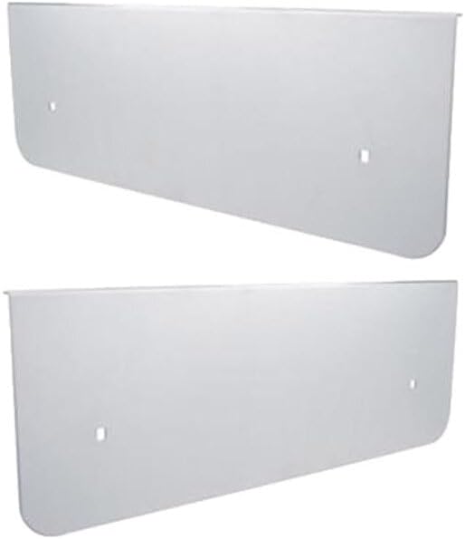 Technical Precision Replacement for Kenworth W900B AEROCAB Year 2002 304 Stainless Steel Front Fender Guards