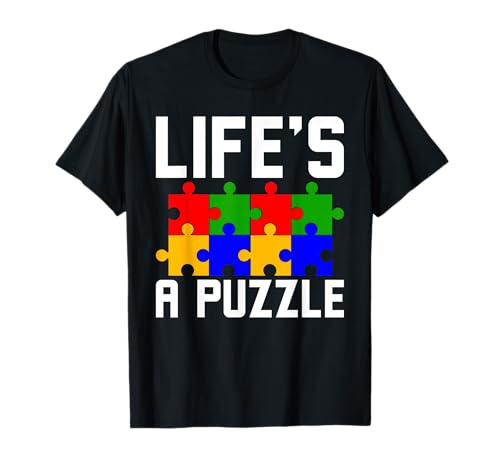 Autism Awareness - Life is a Puzzle T-Shirt