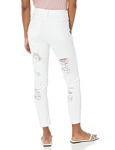 dollhouse Women's Front and Back Destructedwhite Skinny2