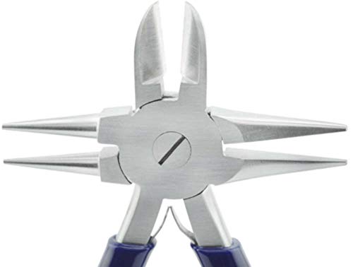 Multi-Pliers Round Nose, Chain Nose & Semi-Flush Cutter 3-in-1 Combination