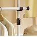 PRINCE HANGER, Deluxe 4 Tier & Shelf Clothes Rack with Curtain, Clothing Rack, Closet Organizer, Freestanding, Tension Rod, PHUS-0061, Made in Korea