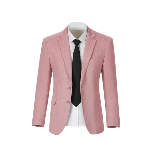 Men’s Tweed Blazer Casual Wool Blend Slim Fit Formal Suit Jackets for Men2