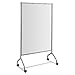 Safco Impromptu Full Whiteboard, Double-Sided Magnetic Dry Erase Board for Home, Office and Classroom, Commercial Grade Steel Frame with Swivel Wheels
