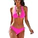 DURINM Costume da Bagno 2 Pezzi Donna Push Up Bikini Set Costumi Push Up Scollo...