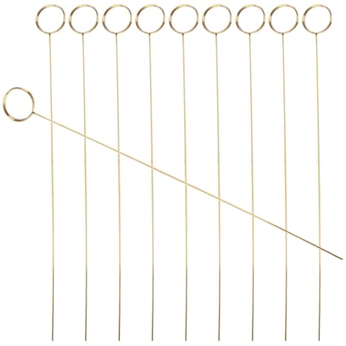 MAGICLULU 40 Clips para Porta Tarjetas con Diseño Floral de Hierro Dorado Redondos, Portafotos para Boda y Eventos, Soporte Metálico para Notas y Números de Mesa, Tarjetero Decorativo
