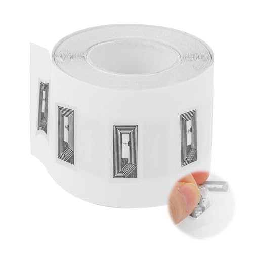 50 Stück NFC Tags Sticker 213 Ntag NFC-Chip Aufkleber 137 Byte Speicher NFC-Chip Programmierbar Wiederbeschreibbar für Alle NFC Fähigen Handys und Geräte