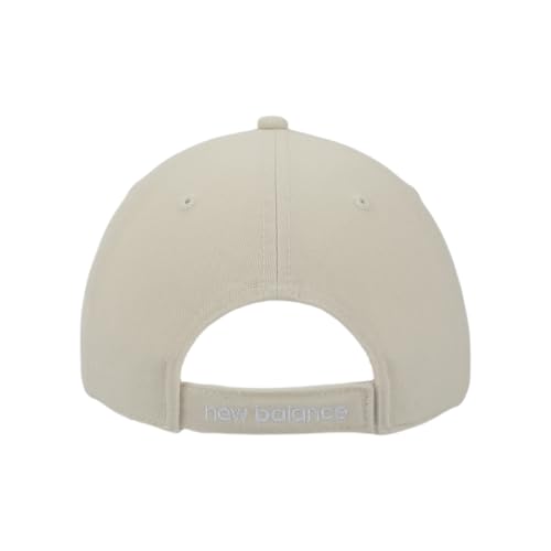 New Balance New Balance Women's Off-White 6 Panel Adjustable Classic Twill Casual Baseball Dad Hat
