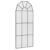 Pureday Schneider Home Spiegel Garbo - mit Facettenschliff, Stehen oder hängend - Clean chic - Metall, Spiegelglas - ca. H180 cm
