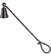 RTZEN Bell Candle Snuffer - Handcrafted Decorative Rustic Wrought Iron Candle Extinguisher Candle...