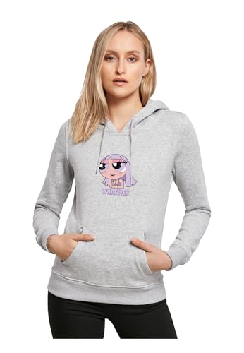 Miss Tee Mst060-forever Whatever Hoody Sudadera con Capucha, Gris, XXL para Mujer