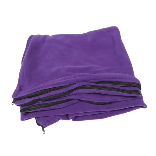 Couchage portable camping BESTonZON fleece lavable contre l'humidité violet