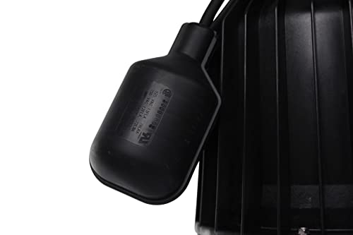 Wayne 57333-WYN4 SEL50 1/2 hp Thermoplastic Sewage Pump with Piggyback Tether Float Switch, Black - Thumbnail 2