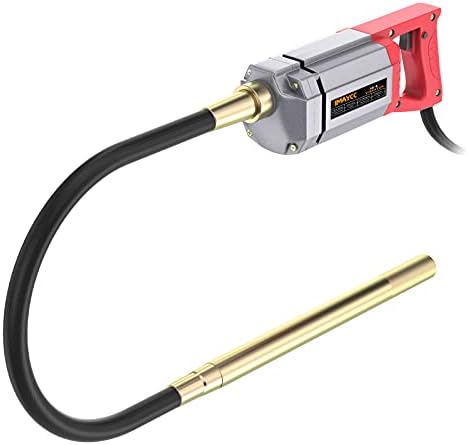 IMAYCC Power Concrete Vibrators 1300W 110V Concrete Vibrator with 2m (6.6ft) Copper Shaft Rod