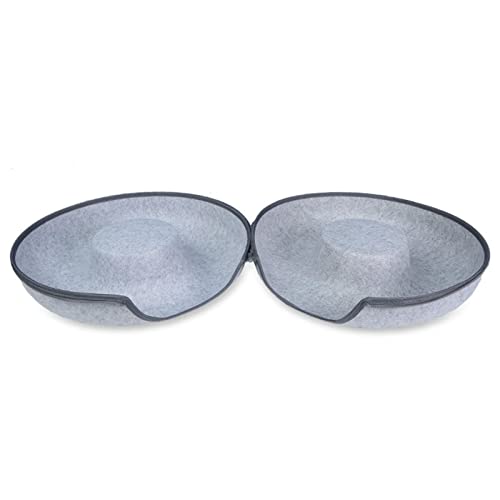 Cama de túnel de gato, cama de gato ninho de gato com design redondo, caverna de gato de túnel de ro